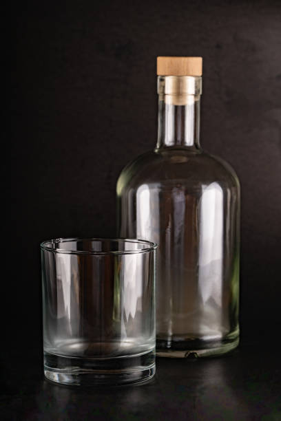 istock Empty Glass Bottle and Tumbler 2196452387