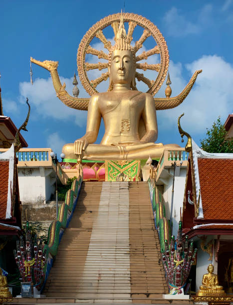 istock Wide Shot Big Buddha Monument (Ko Samui, Thailand) 2196454667