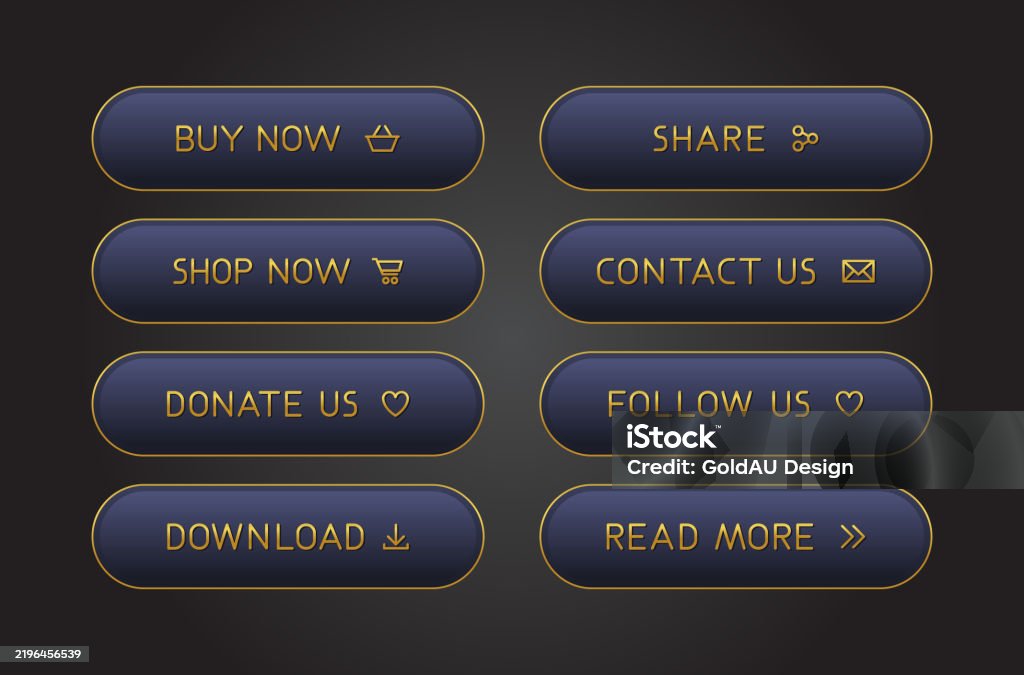 Cta Button Set Cta Button Set Stock Illustration - Download Image Now - Banner - Sign ...