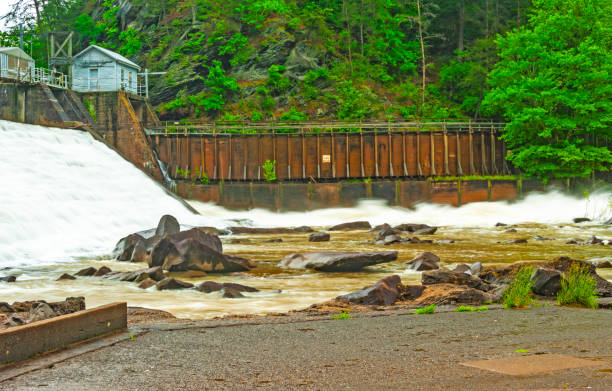 Ocoee Dam, a hydroelectric dam on the Ocoee River, one of the first hydroelectric projects in Tennessee