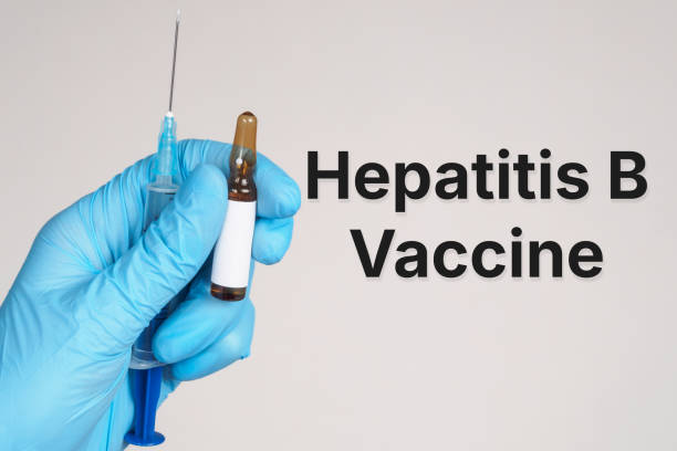istock Hepatitis B Vaccine text meaning of vaccination topic 2196461075