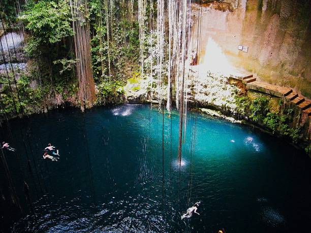 istock Ik Kil Cenote near Chichen Itza and Cancun Mexico 2196470031