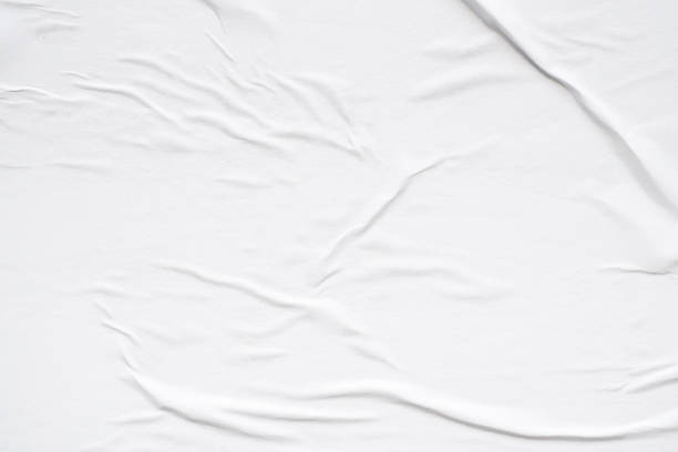 istock White blank crumpled and creased paper poster texture background 2196470896