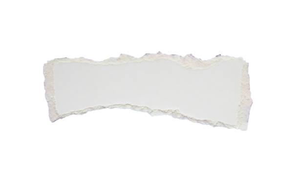 istock White ripped paper torn edges strips isolated on white background 2196470987