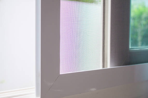 istock mosquito net wire screen on house window protection against insect 2196471014