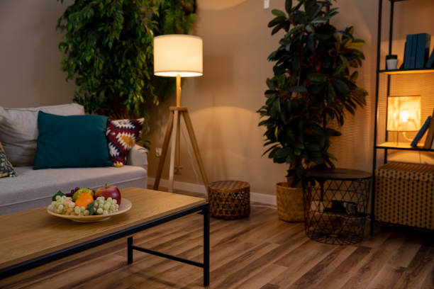 istock A Cozy and Inviting Living Room Featuring Natural Elements Coupled with Modern Decor Styles 2196477337