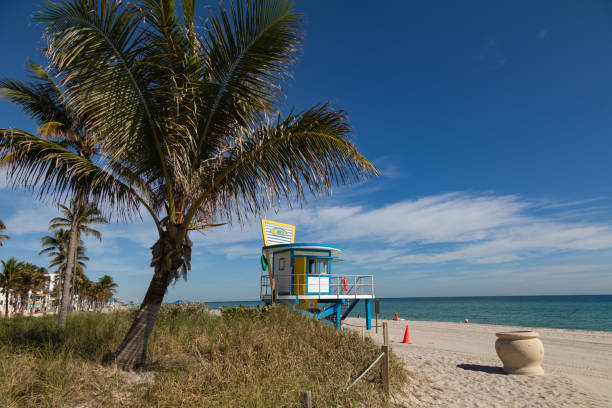 istock Iconic Lifeguard Tower on Hollywood Beach 2196477393