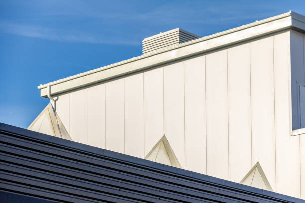 istock Modern Building Facade with Geometric Lines and Clean Architectural Design 2196487067