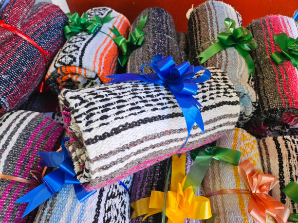 istock Gift wrapped Mexican Falsa Blankets 2196492121