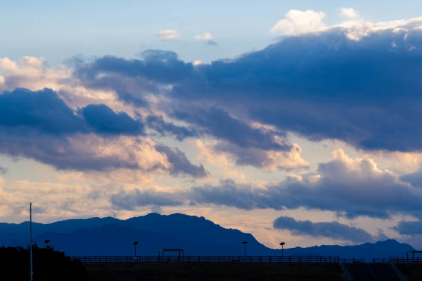 Silent Serenity Beneath the Passing Clouds