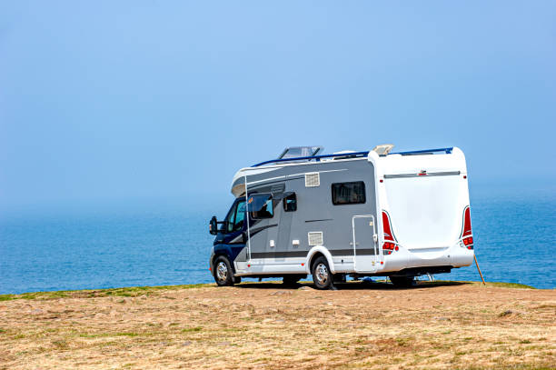 istock Caravan by the sea 2196496999