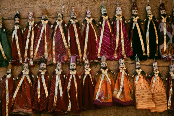 Colorful Rajasthan Puppets, Jaisalmer, India