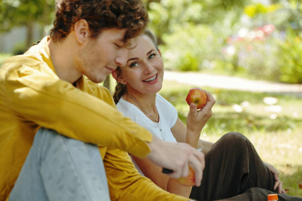 istock Happy Couple Spending Time Outdoors 2196504243