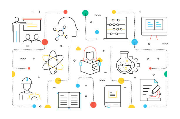 Science Technology Engineering Math Icon 5,300+ Science Technology Engineering Math Icons Stock Illustrations ...