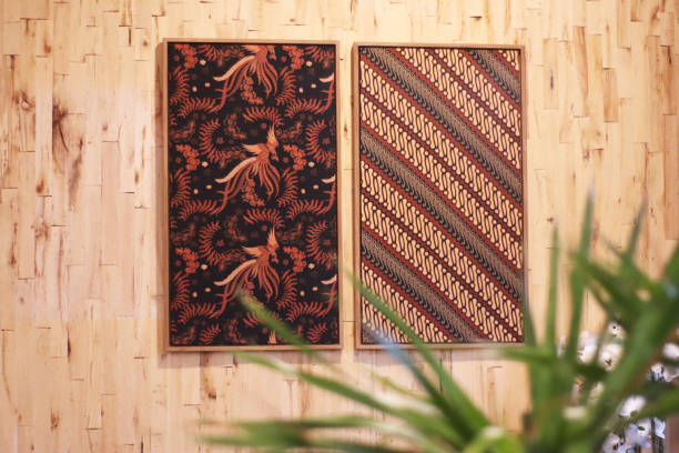 istock Examples of batik designs that are common in Indonesia. 2196509285