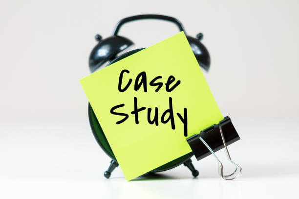 istock Case Study inscription on paper with alarm clock 2196515166