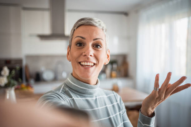istock A female vlogger sharing her world with followers 2196516556