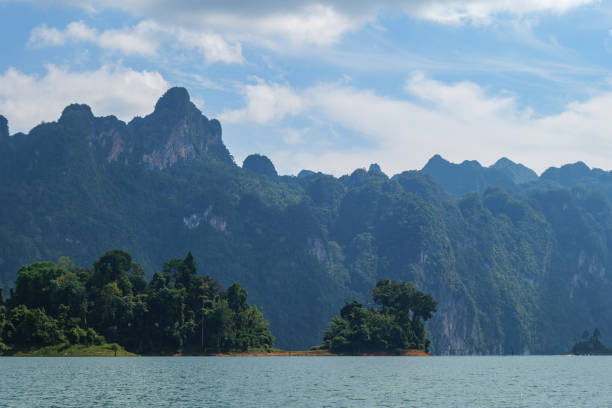Khao Sok National Park, jungle and rock formations. Province Surat Thani, Thailand