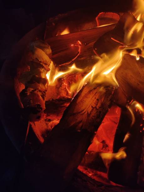 istock Rustic Evening Barbeque - stock photo 2196536267