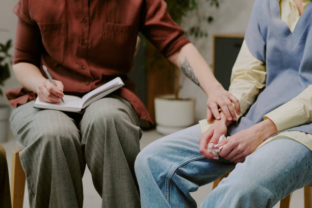 istock Two People Sitting and Engaging in a Conversation 2196542284
