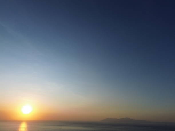 Sunset shot at the coastal line of Timor Leste