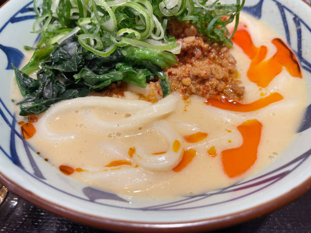 istock Udon noodles with spicy sauce 2196550985