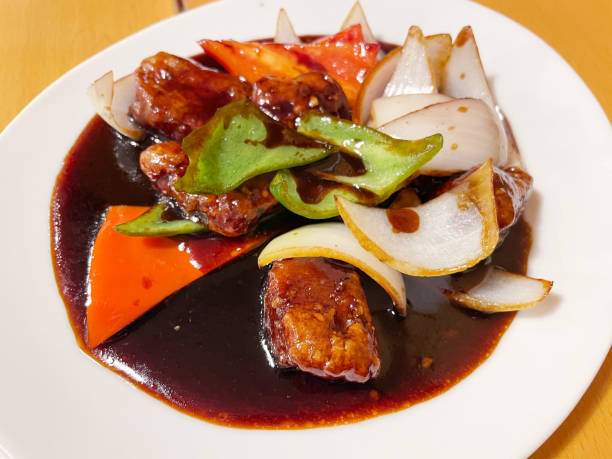 istock Sweet-and-sour pork with black vinegar 2196551058