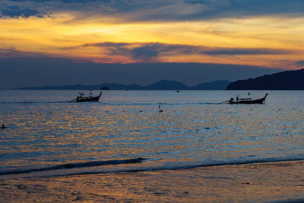Beautiful sunset on the ocean