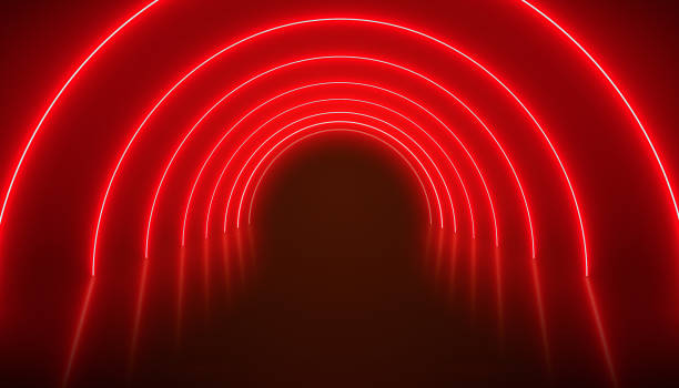 Bright Red Neon Lights