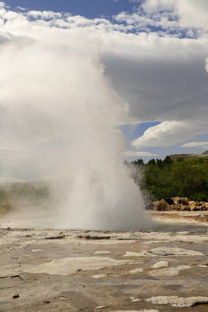 istock Geysers. alternative energy resource. geothermal 2196568442