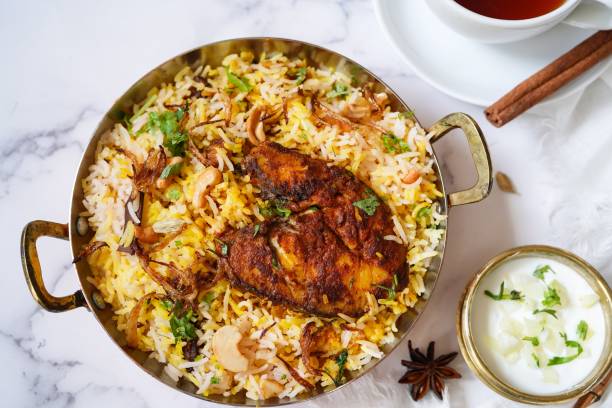 istock Homemade King fish biryani 2196568886