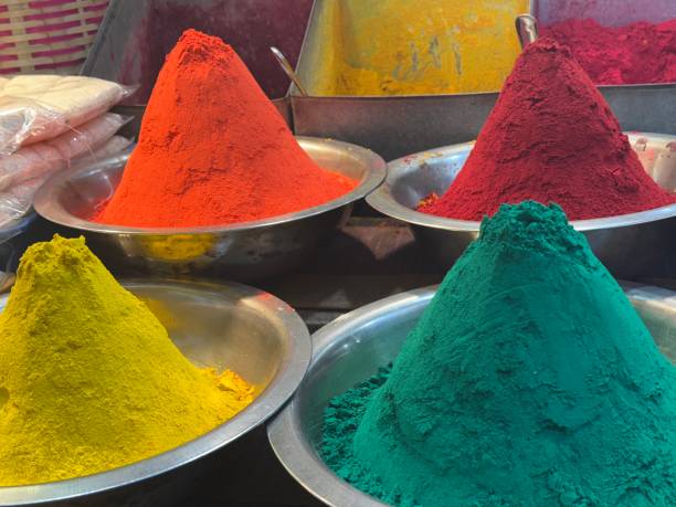 istock Piles of coloured powder 2196571347