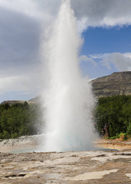 istock Geysers. alternative energy resource. geothermal 2196573621
