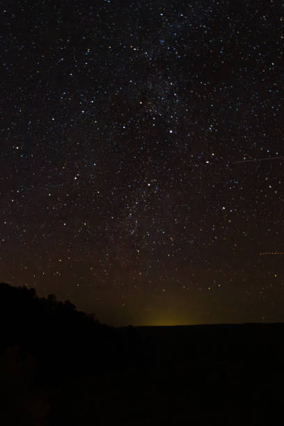 istock Starry night sky over the Grand Canyon 2196574644
