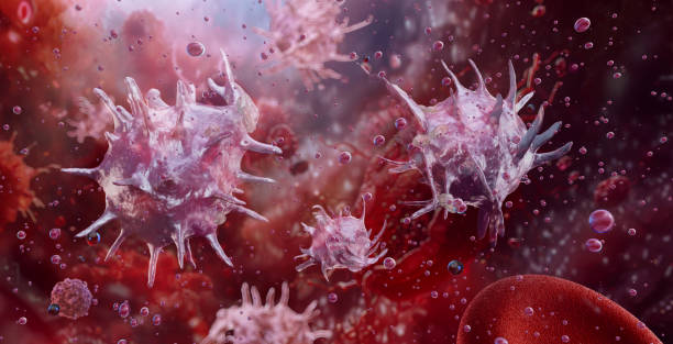 istock Platelets, thrombocytes blood cells. Blood clotting, coagulation, wound healing, 2196576124