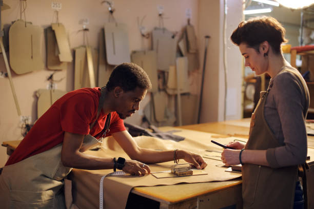Collaborating in Tailoring Workshop for Fashion Design