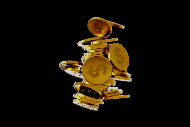 istock A pile of gold coins with a dollar sign on them 2196582656
