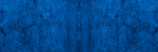 istock Old wall pattern texture cement blue dark abstract  blue color design are light with black gradient background. 2196607314