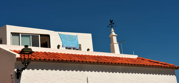 characteristic corners of the historic center of ferragudo algarve portugal
