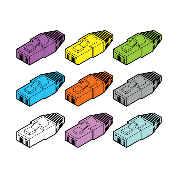 Cable Rj45 Graphic 370+ Rj45 Connector Stock Illustrations, Royalty-Free Vector Graphics ...