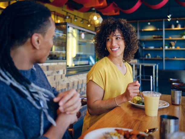 istock Group of Friends at an Indian Restaurant 2196617485