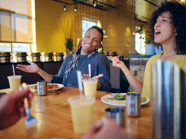 istock Group of Friends at an Indian Restaurant 2196618588