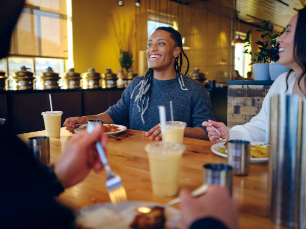 istock Group of Friends at an Indian Restaurant 2196618638