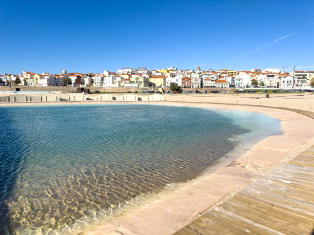 Figueira da Foz Beach with a Beach Pool