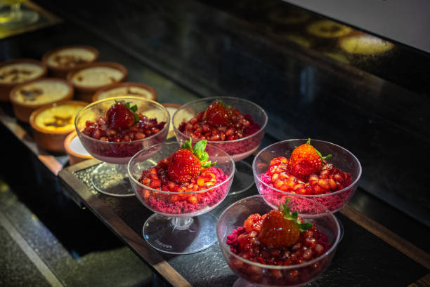 New Year's pomegranate cake