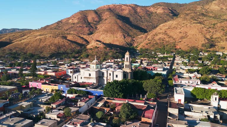 Church standing out in the magical town of Jala. Nayarit, Mexico