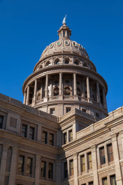 Top part of the Texas State Capitol building. The Texas State Capitol is the capitol and seat of government of the American state of Texas.
