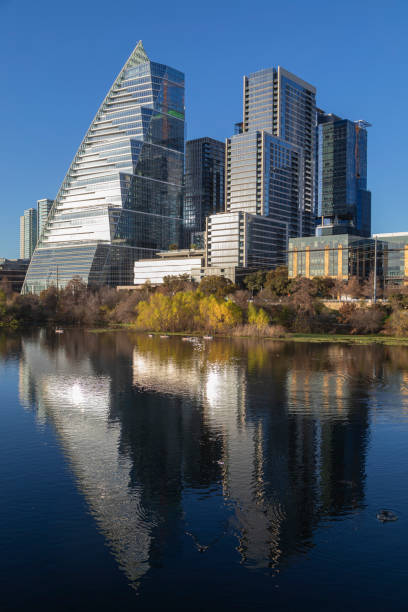 istock The Google Tower and Lady Bird Lake, Austin, Texas 2196637662
