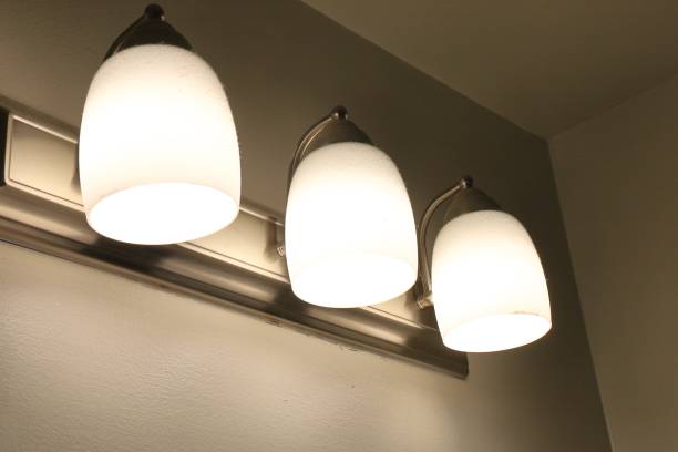 istock matte wall lamps with shades on the wall 2196650479