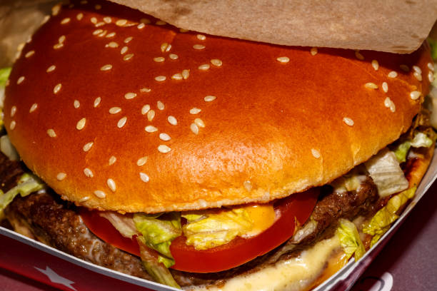 Juicy burger in a perfect bun